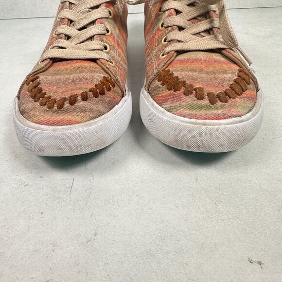 Justin Reba Shoes Womens 8.5 Arreba Striped Western Aztec Boho Festival Sneaker - Picture 6 of 14